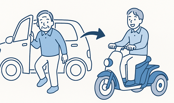 普通自動車から三輪車両へ | ELEMOs