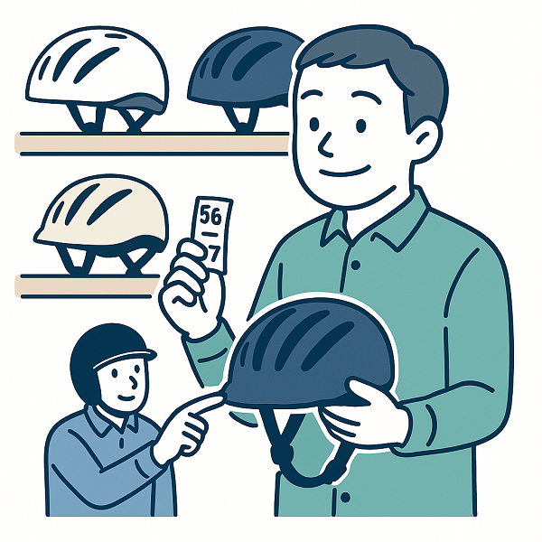 ヘルメットのサイズを確認する | ELEMOs