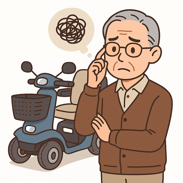 シニアカーへの悩み | ELEMOs