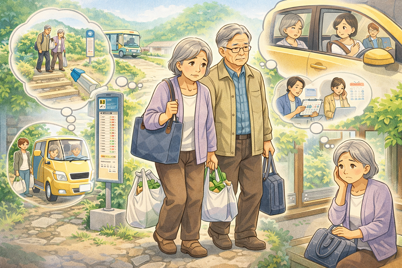免許返納後の買い物通院など生活の不便さ | ELEMOs