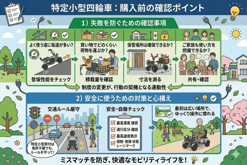 特定小型四輪を選ぶポイント | ELEMOs