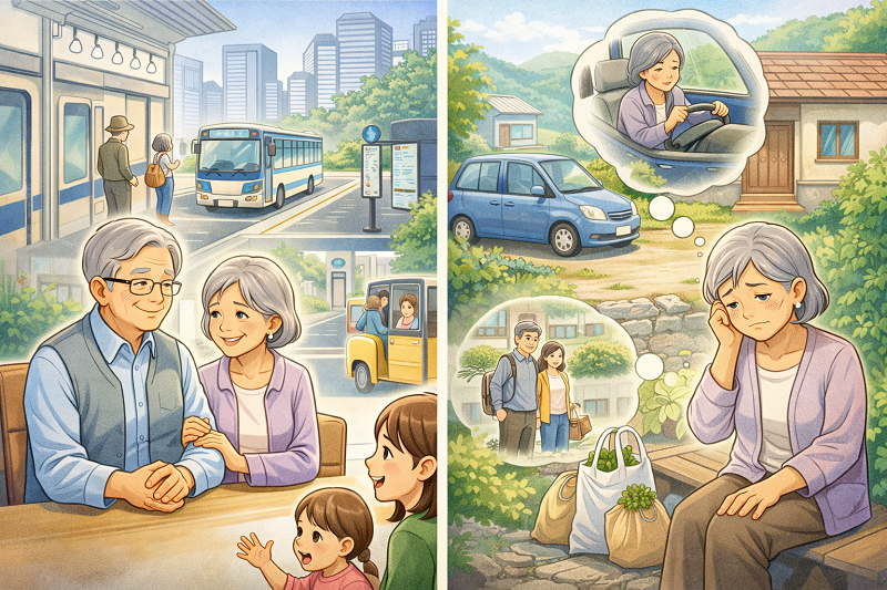 自動車のない生活交通網の有無 | ELEMOs