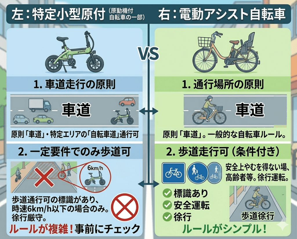 走行場所の違い | ELEMOs
